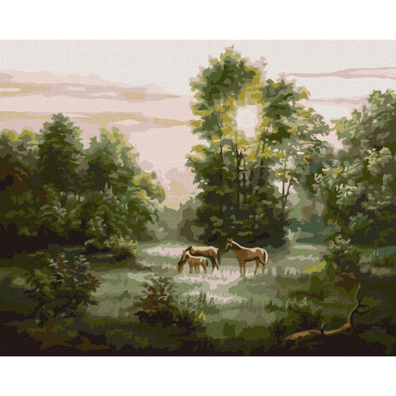 Картина за номерами "Світанок" ©Сергій Лобач Ідейка KHO4362 40х50 см