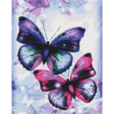 Картина за номерами "Блискучі метелики" Brushme BS51407 40х50 см