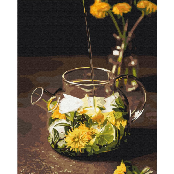 Картина за номерами "Для чашки спокою" ©Halyna Vitiuk Brushme BS53495 40х50 см