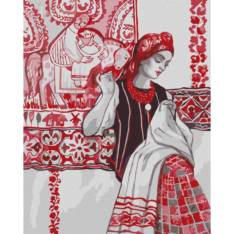 Картина за номерами "Талановита майстриня" ©Katya Poltavska KHO2539 40х50 см Ідейка