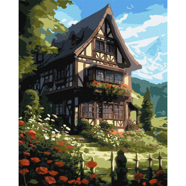 Картина по номерам "Сказка в горах" ©art_selena_ua  KHO6324 40х50 см Идейка