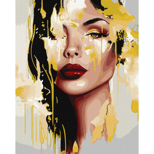 Картина по номерам "Неземная красота" ©art_selena_ua Идейка KHO8313 40х50 см с красками металлик extra