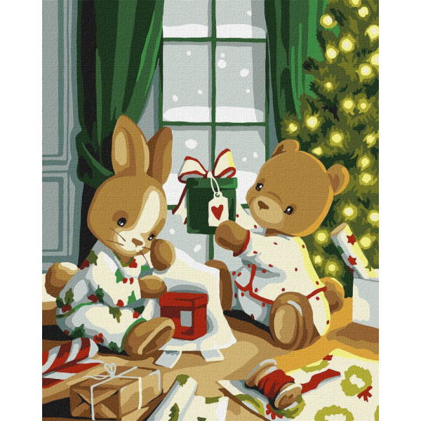 Картина за номерами "Подарунки для близьких" Ідейка KHO6555 40х50 см