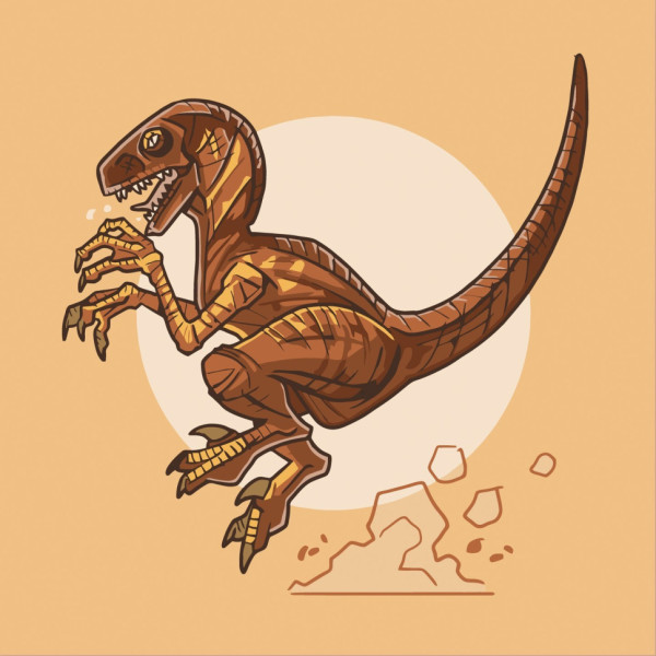 Картина по номерам "Дейноних" 15029-AC 30х30 см