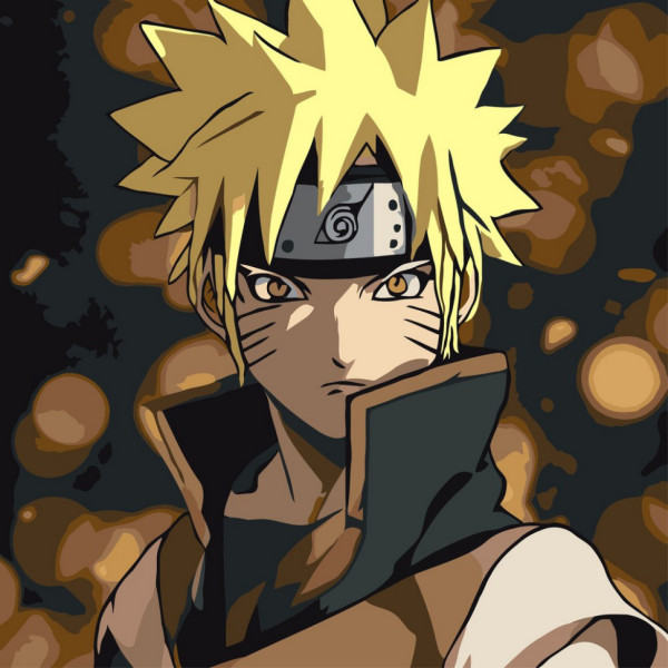 Картина по номерам "Наруто" AS2035 30х30 см