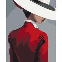 Картина по номерам "Тайна красного" Brushme BS53812 40x50 см