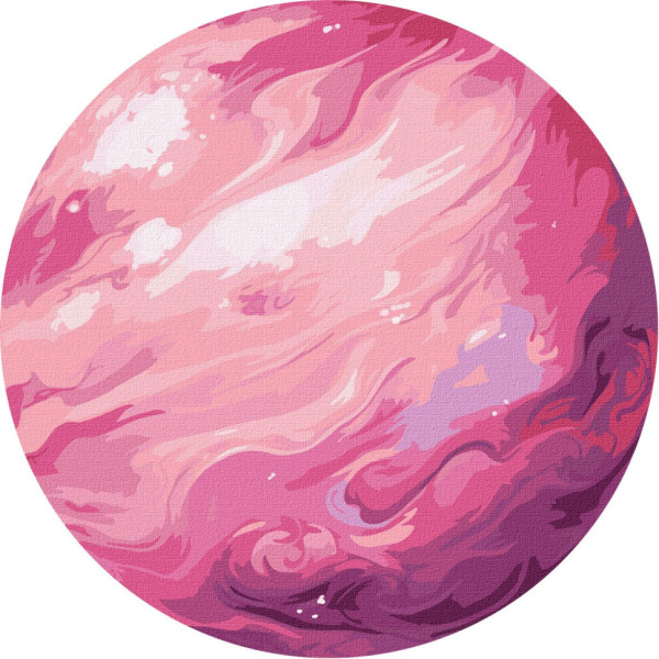 Картина по номерам с подсветкой "Планета Мечта" GA1062 d26см