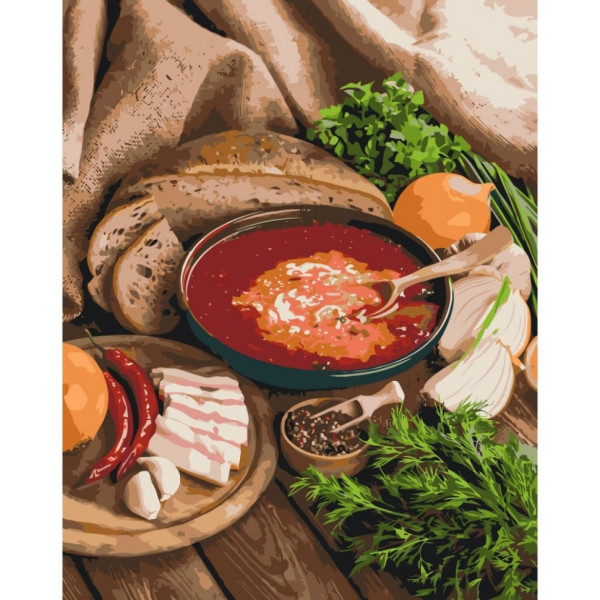 Картина по номерам "Обед казака" 11002-AC 40x50 см