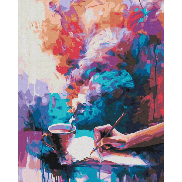 Картина за номерами "Аромат думок" BS53962, 40x50 см