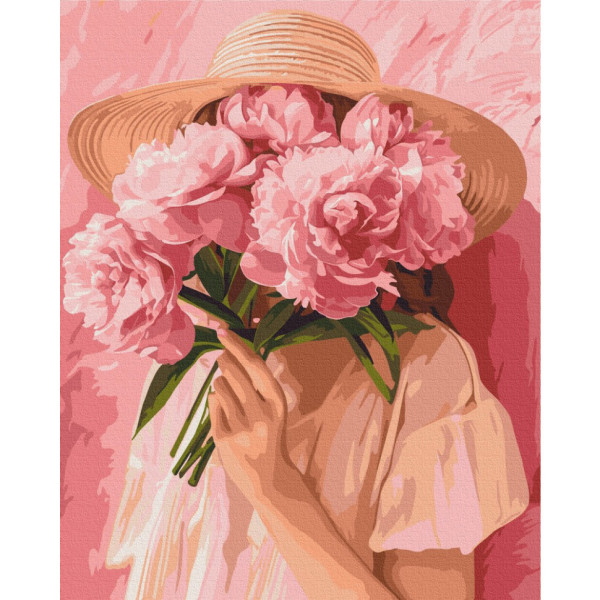Картина за номерами "Рожевий настрій" BS54089, 40x50 см
