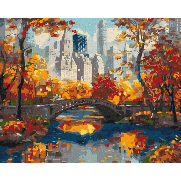 Картина за номерами "Золотий парк" KHO3656, 40х50 см