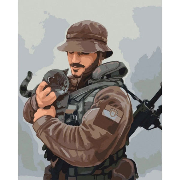 Набор картин по номерам 2 в 1 "NYC" 40х50 11234-AC и "Котики" 40х50 10404-AC