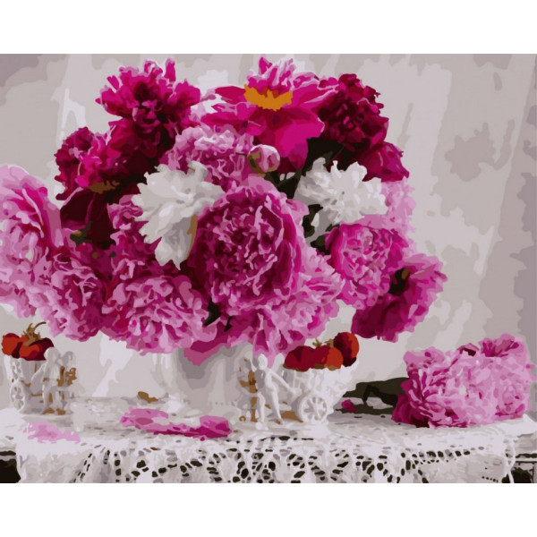 Набор картин по номерам 2 в 1 "Букет для барышни" 40х50 12128-AC и "В моменте" 40х50 11501-AC