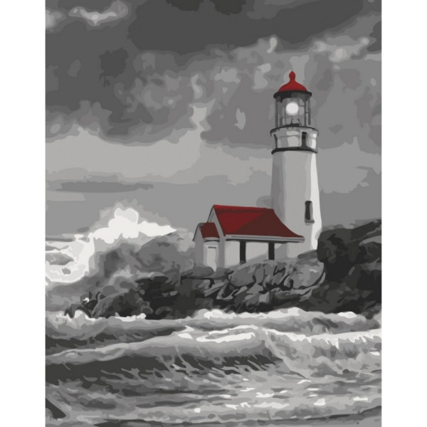 Набор картин по номерам 2 в 1 "Счастливые цветы 3" 40х50 13066-AC и "Огонек надежды" 40х50 10500-AC