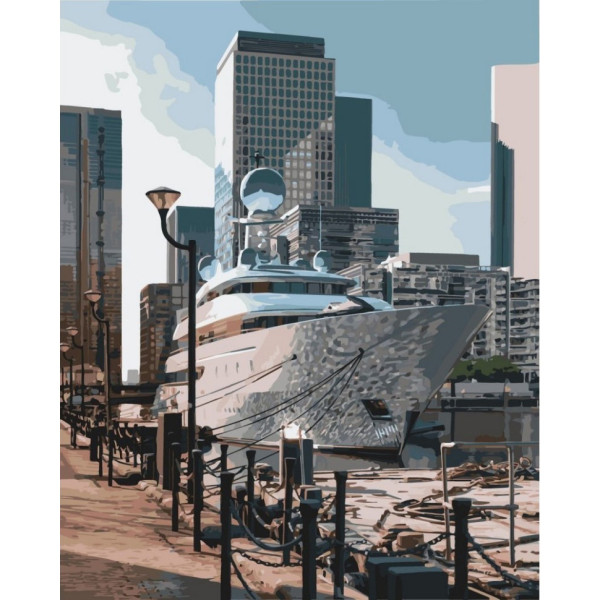 Набор картин по номерам 2 в 1 "Канал Каннареджо. Венеция" 40х50 11214-AC и "Канери-Уорф. Лондон" 40х50 11220-AC