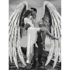 Картина за номерами "Її власний янгол" Bambi 10376-NN 30х40 см