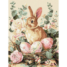 Картина по номерам "Праздничный кролик" ©art_selena_ua KHO5184, 30х40 см