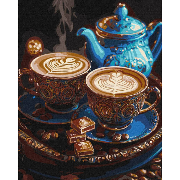 Картина за номерами "Мелодія кави" KHO5715 40х50 см