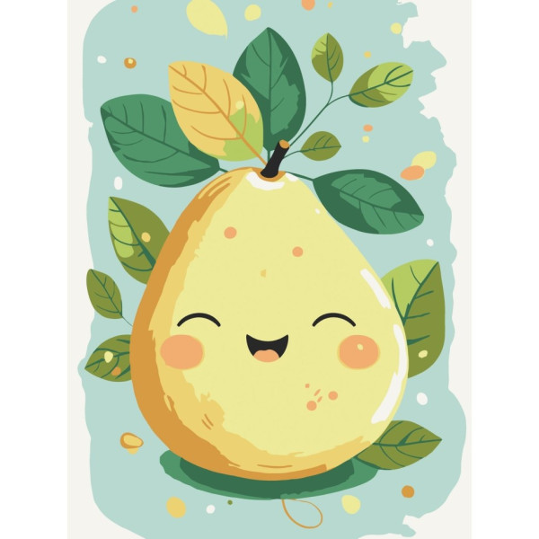 Картина по номерам "Веселая груша" 15586-AC 30x40 см