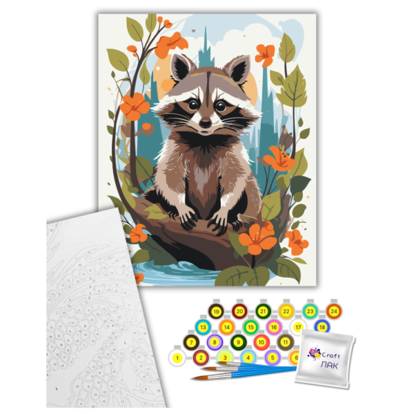 Картина по номерам "Забавный полоскунчик" Art Craft 11596-AC 40х50 см