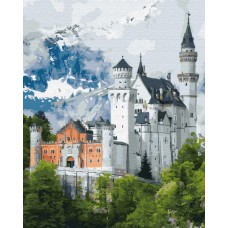 Картина по номерам. Brushme "Замок Нойшванштайн" GX34842, 40х50 см