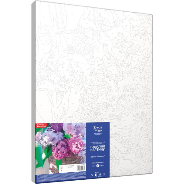 Картина по номерам. Rosa „Нежные гиацинты“ N00013294, 35х45 см