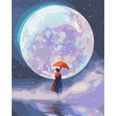 Картина по номерам "Лунный свет" Идейка KHO5043 40х50 см