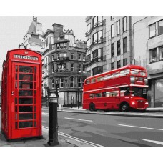 Картина по номерам "Ритм Лондона" Идейка KHO3617 40х50 см