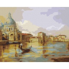 Картина за номерами "Гранд-канал Венеції ©Ira Volkova" Ідейка KHO3591 40х50 см