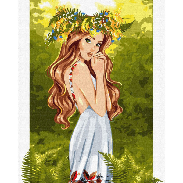 Картина по номерам "Берегиня леса" ©krizhanskaya Идейка KHO4993 40х50 см