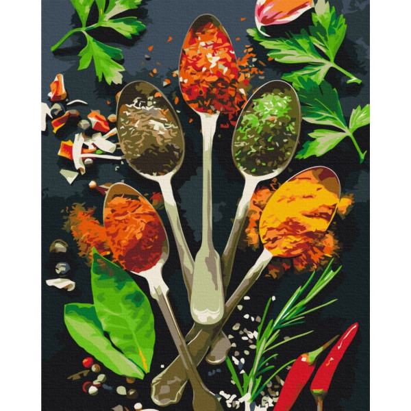 Картина за номерами "Симфонія спецій" Brushme BS53468 40х50 см