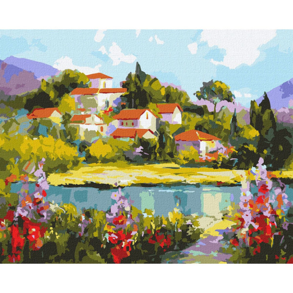 Картина по номерам "Уютная гавань" ©BOND Tetiana Идейка KHO2816 40х50 см