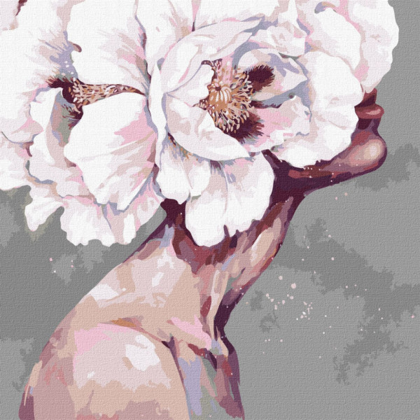 Картина за номерами "Вишукана дівчина" ©lesya_nedzelska_art Ідейка KHO5094 40х40 см