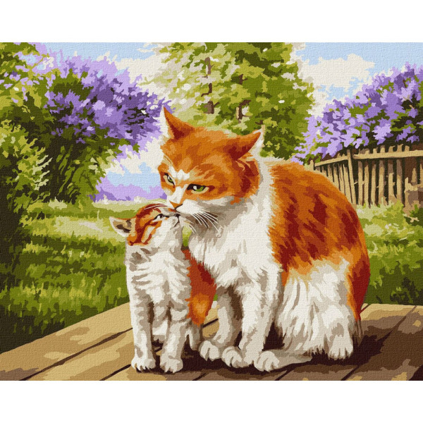 Картина по номерам "Материнское тепло" ©Виктор Хомяк Идейка KHO6511 40х50 см