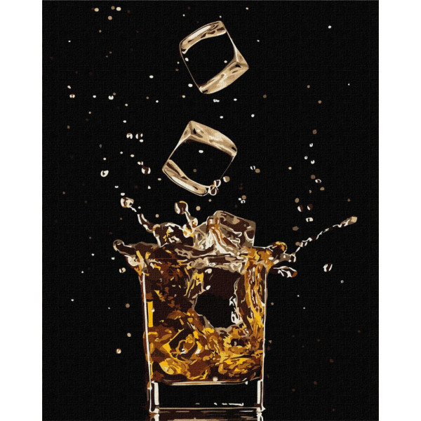 Набор картин по номерам 2 в 1 Идейка "Крепкий вкус" 40х50 KHO5635 и "Птица мудрости" 40х40 KHO4388