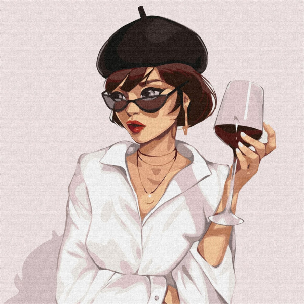 Набор картин по номерам 2 в 1 Идейка "Магический полет" 40х50 KHO6332 и "Парижский стиль" 40х40 KHO4896