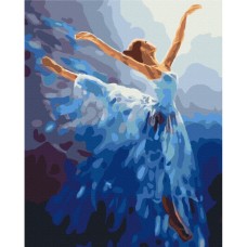 Картина за номерами "Повітряна балерина" BS34829, 40х50 см