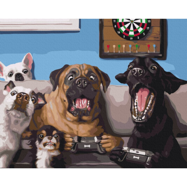 Картина за номерами "Геймери" ©Lucia Heffernan BS53476, 40х50 см