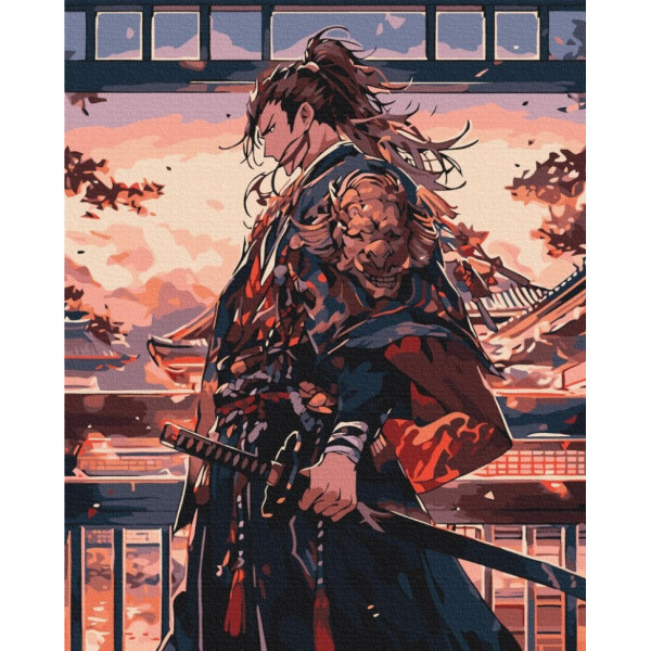 Картина за номерами "Самурай" BS53833, 40х50 см