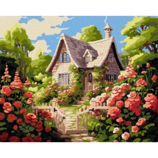 Картина по номерам "Уютный домик" KHO6338 40х50 см