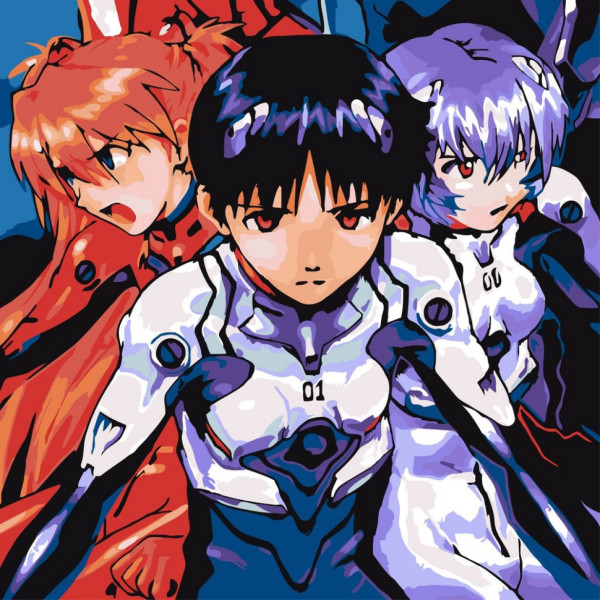 Картина по номерам "Евангелион" AS2002 30х30 см