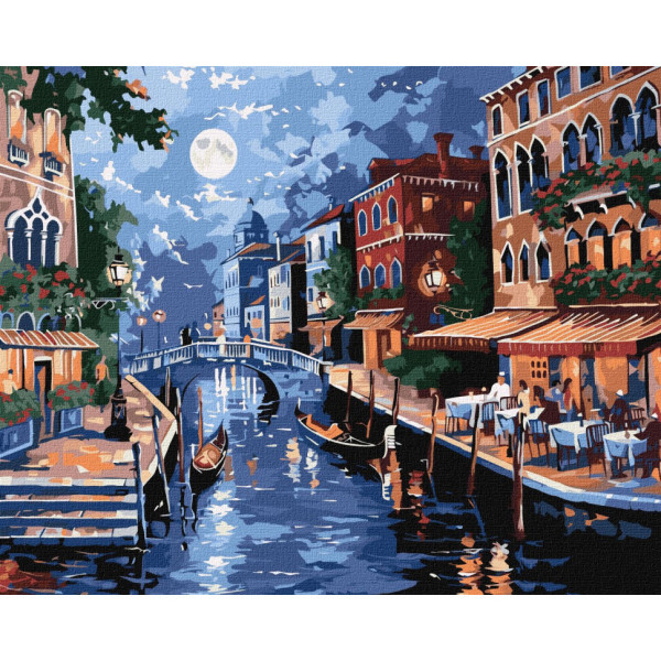 Картина по номерам "Романтика Италии" KHO2177 40х50 см