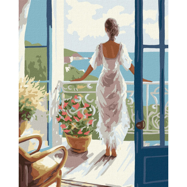 Картина по номерам "Рассвет на море" KHO8339 40х50 см