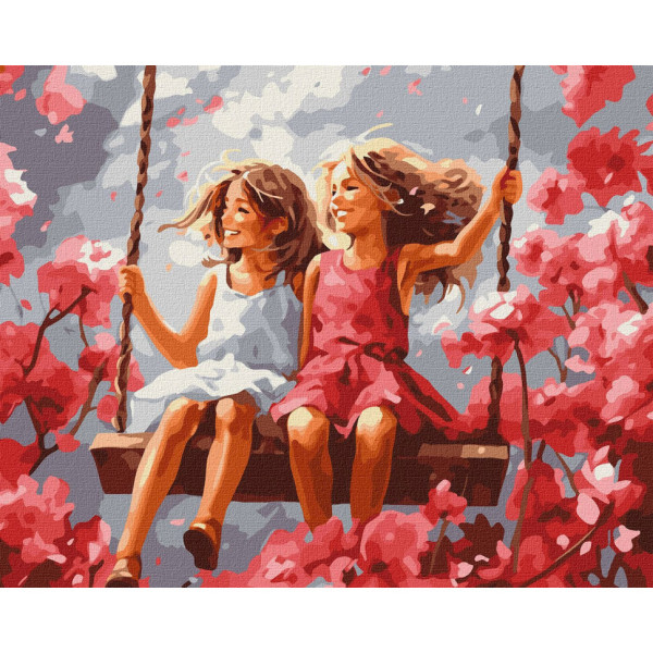 Картина за номерами "Найкращі подружки" KHO8364 40х50 см