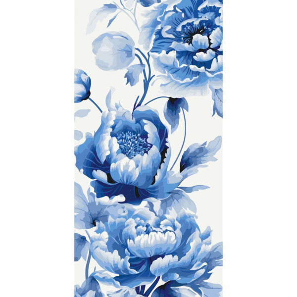 Картина по номерам "Небесные пионы" 13090-AC 40х80 см