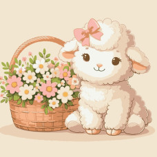 Картина за номерами "Чарівне ягня" 15599-AC 30х30 см