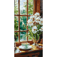 Картина по номерам "Кофейная гармония" LW5155, 40х80 см
