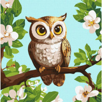 Картина по номерам "Лесная стража" ©art_selena_ua KHO6740, 30х30 см