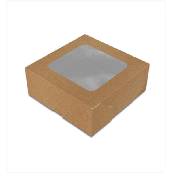 Картонна коробка для солодощів "Міді", крафт