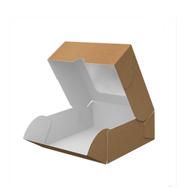 Картонна коробка для солодощів "Міді", крафт